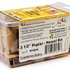 4Js Newel Post Fastener, 3 1/2" Poplar Contemporary Molding-3