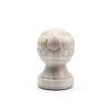Happyyami Wooden Staircase Finial Unfinished Pineapple Newel Post Cap-5