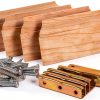 4Js Newel Post Fastener, 3" Red Oak Colonial Molding-8