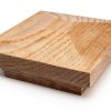 930 - Flat Peak Newel Cap - for Use with 3" Newel Posts (Red Oak)-1