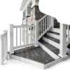 Deck Post Base Cover 2 Pack Red Oak Wood 3.5" x 3.5" by CroBlissful-4