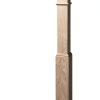 White Oak 4592 5 inch Adjustable Style Wood Box Newel Post for Stair Remodeling-1