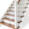 3 x 48 Wood Box Newel Stair Newel Post Solid Poplar Notched Interior Railing Newel Stair Post Wood Balusters for Staircase Handrails-6