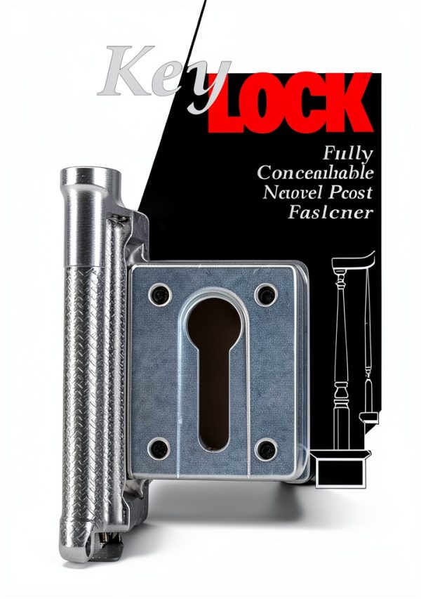 LJ-3005 Keylock Newel Post Fastener by LJ Smith for Staircase-0