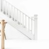 3 x 48 Wood Box Newel Stair Newel Post Solid Poplar Notched Interior Railing Newel Stair Post Wood Balusters for Staircase Handrails-5